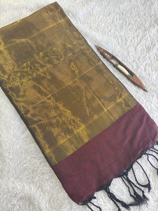 Nayanthara inspired Khadi Cotton saree