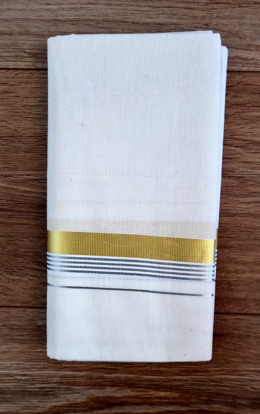 Men's Balaramapuram Kerala Cotton Mundu / Dhoti