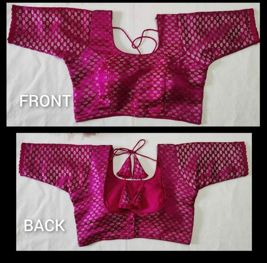 Khatan Banarasi Readymade saree  blouses
