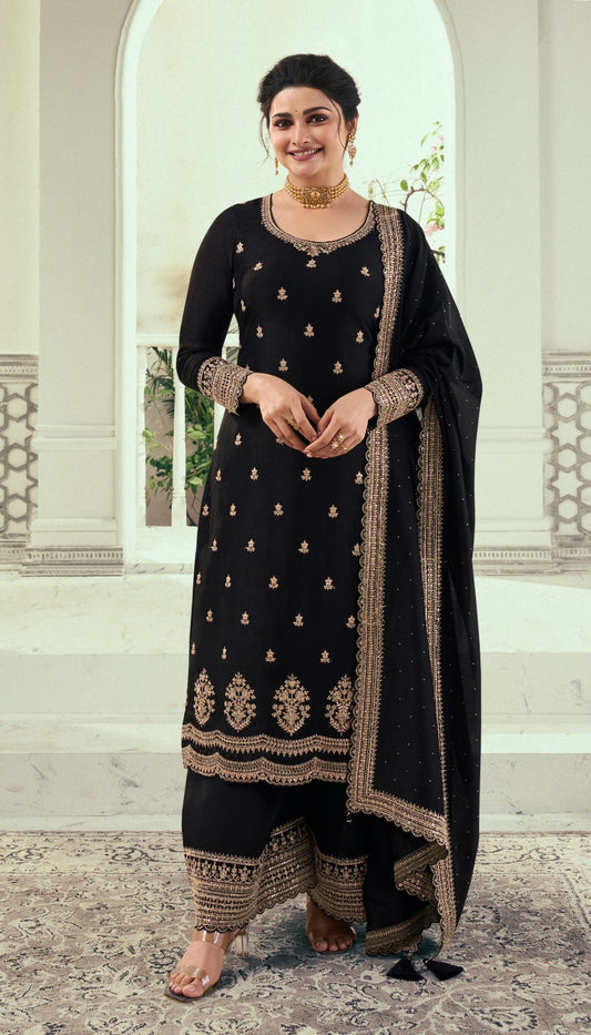 Georgette embroidery  Partywear Salwar Suits