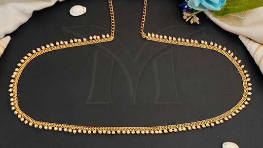 Designer Fancy Style High Gold Polish Antique Hip Chain