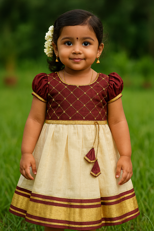 Girl's Kerala traditional frock
